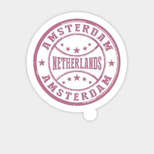 Stamp City Of Amsterdam Sticker